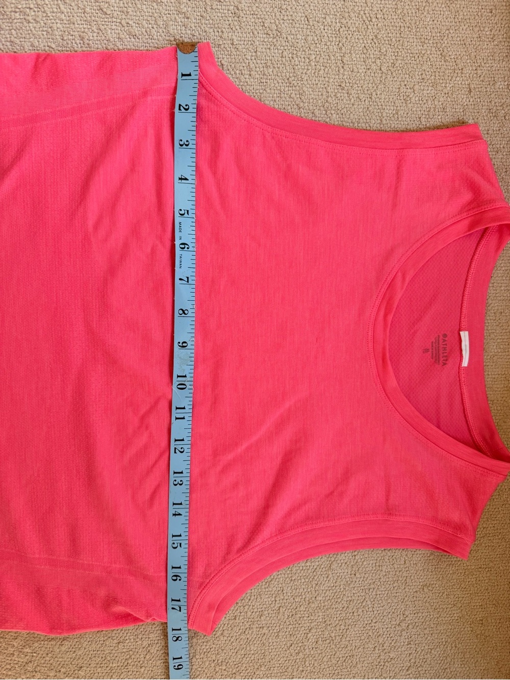 💗Athleta Ultimate Muscle Tank in Cerise Pink XL💗 - Picture 4 of 6